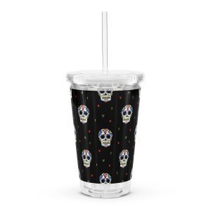 Midnight Skull Party Reusable Tumbler