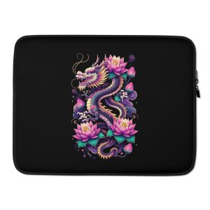 Dragon and Lotus Laptop Sleeve