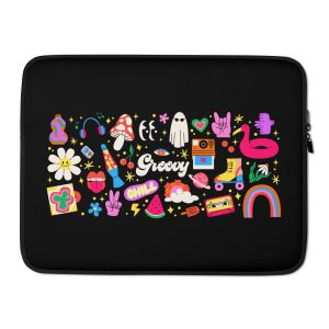 Groovy Stickers Laptop Sleeve