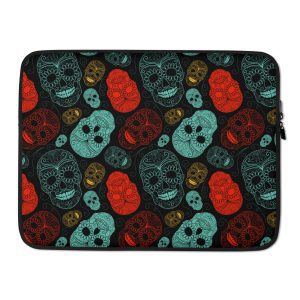 Neon Skulls Laptop Sleeve