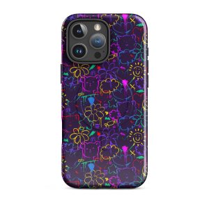 Neon Doodle MagSafe iPhone Case