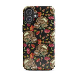 Skull Garden Elegance iPhone Case